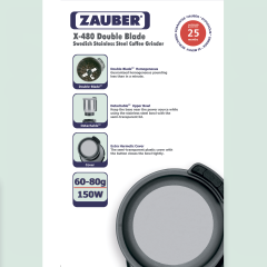 Zauber X-480 Double Blade
